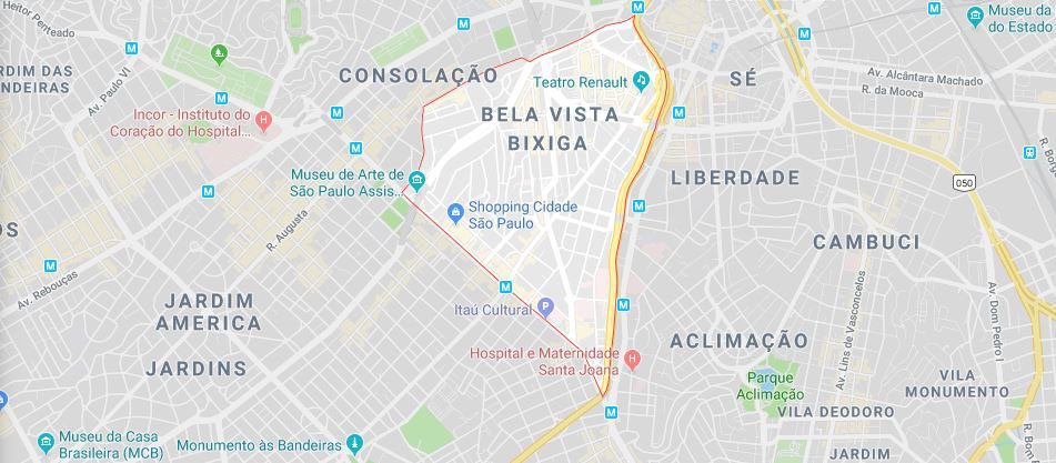 Bairro Bela Vista SP