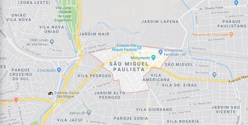 Bairro São Miguel SP