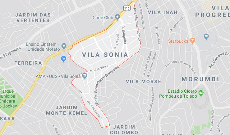 Bairro Vila Sonia SP