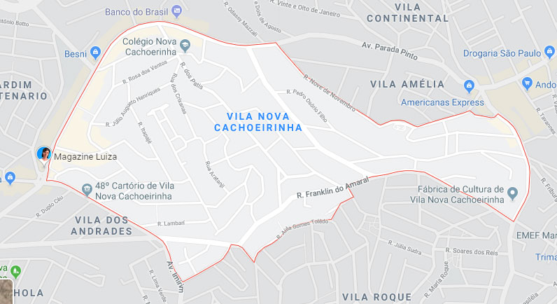 Bairro Cachoeirinha SP